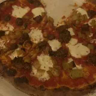 Merguez Sausage Pizza