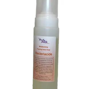 Bacteriacide Foaming Hand Soap (can be used as water-less hand sanitizer.)