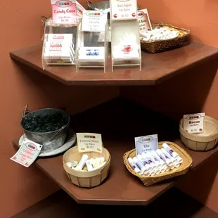 More of our wide variety of lip balm flavors!