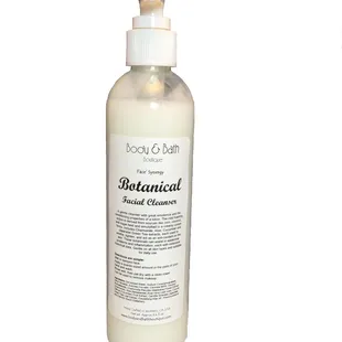 Botanical Facial Wash is highly moisturizing and gentle on practically all skin types, also can be used to remove makeup.