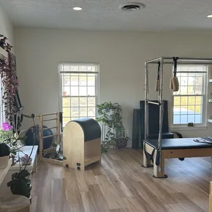 Front room with her reformers