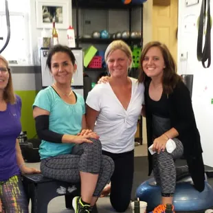 Apres workout -all smiles!