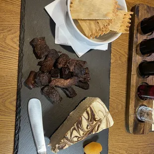 Vegan balsamic cheese + mushroom jerky!