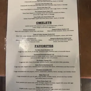 Breakfast Menu (con&apos;t)