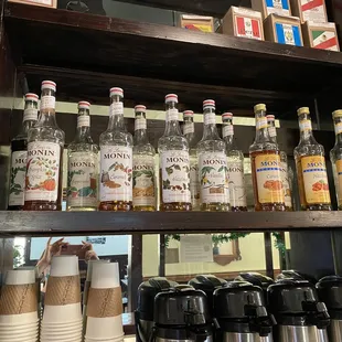 Additional latte flavors