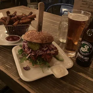Nashville Hot Chicken and Sweet Potato Fries