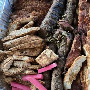 meat and vegetables