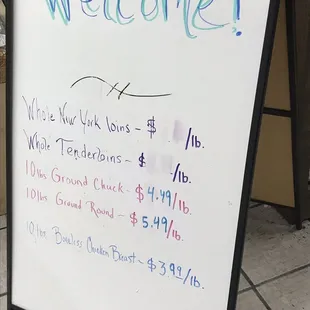 a welcome sign