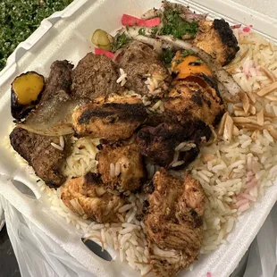 Mix Kabob Entree