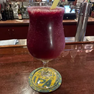 Sangria Slushie, awesome offering in this heat!