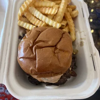 Double Down Burger Combo