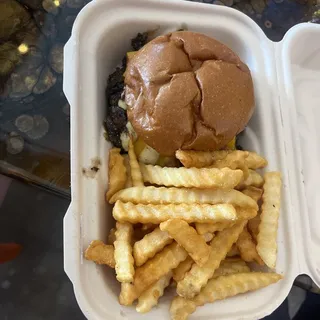 Bourbon Bacon Burger Combo
