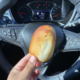 Pan de bono but with guava i side, AMAZINGLY GOOD!!!
