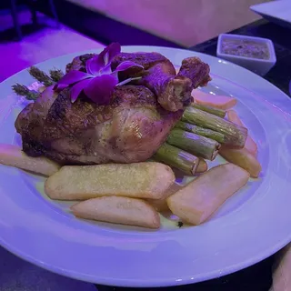 Half Caribbean Roasted Chicken Plate Dinner