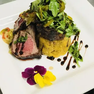 Oven Roasted Rack of Lamb Plate Dinner