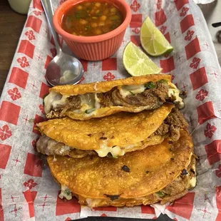 Quesa Birria Tacos