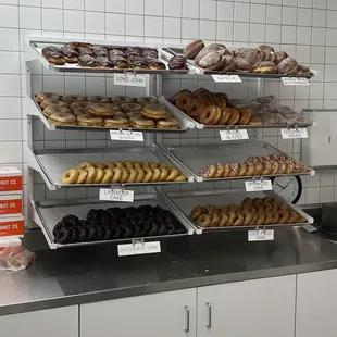 a variety of donuts