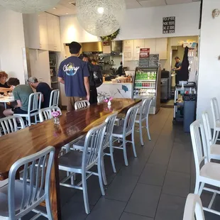 Inside the restaurant.........