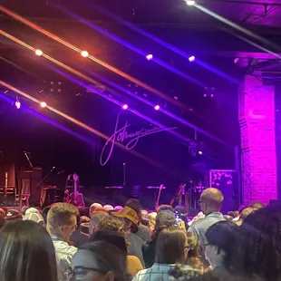 a crowd of people at a concert