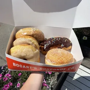a box of doughnuts
