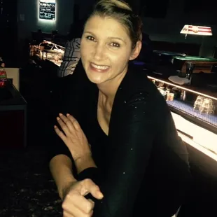 Always happy and ready to mix up a fun drink for you.. Celeste