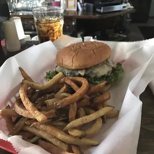Mushroom Swiss Burger