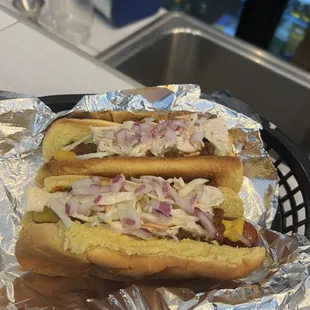 Their award winning Hot dogs