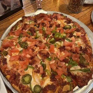 4. Medium Trevino Special Pizza - $25.99