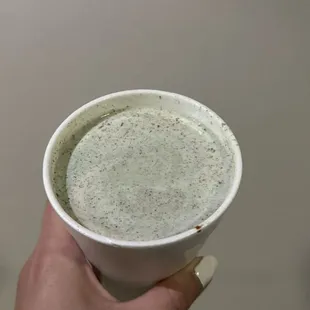 Mint Oreo milkshake