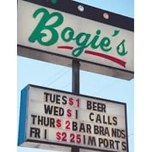 Welcome to Bogie&apos;s
