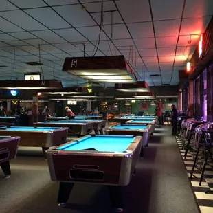 billiards and pool tables