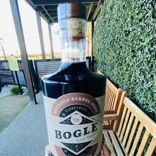 Bourbon barrel aged Petit Sirah