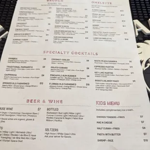 Menu side 2