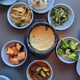 Banchan with gyeranjjim