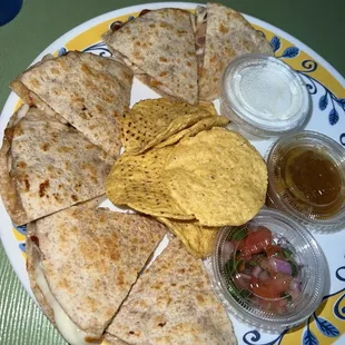 Shrimp quesadillas