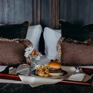 Enjoy fine dining without having to leave your suite.