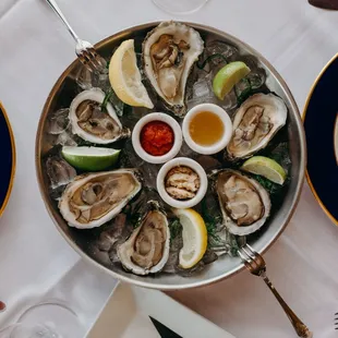 Rhode Island Oysters only available at Bohemia inside The Detroit Club.
