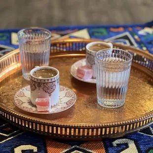 Turkish coffee and Turkish delight