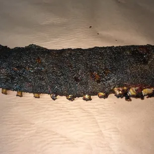 an uncooked piece of meat