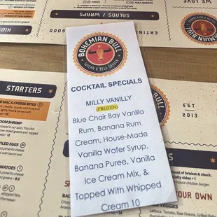 Milly Vanilly alcoholic shake