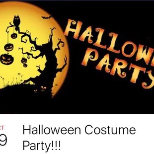 Halloween Party Oct. 29.   Sat Night! Come out for a good time! Costume contest and pot luck dinner!