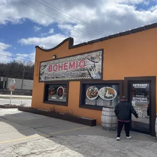 Outside of restaurant