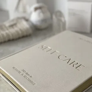 Self-care journal.