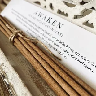 Signature BOHINDI Incense. Awaken the mind.