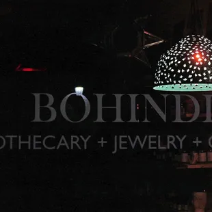 Bohindi window shopping.