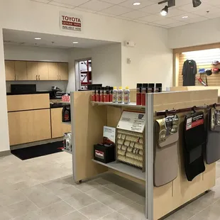 Store in the waiting area!