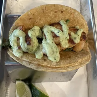 Shrimp taco