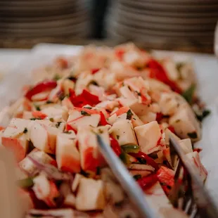 a plate of food