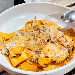 Rabbit pappardelle (taste amazing!)