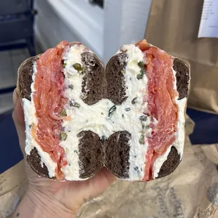 The Classic on Pumpernickel with caraway salt